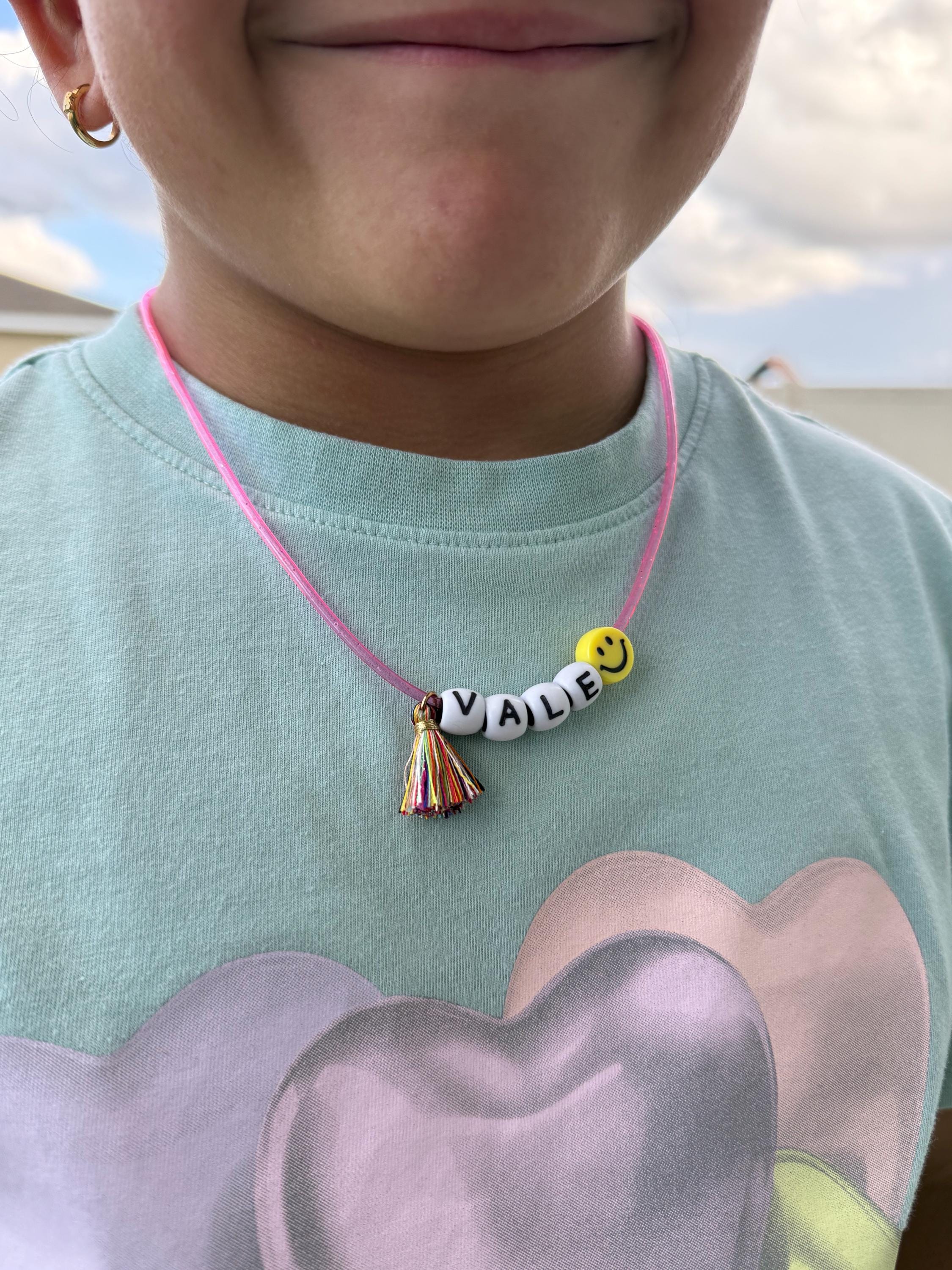 Jelly glitter necklace- Custom