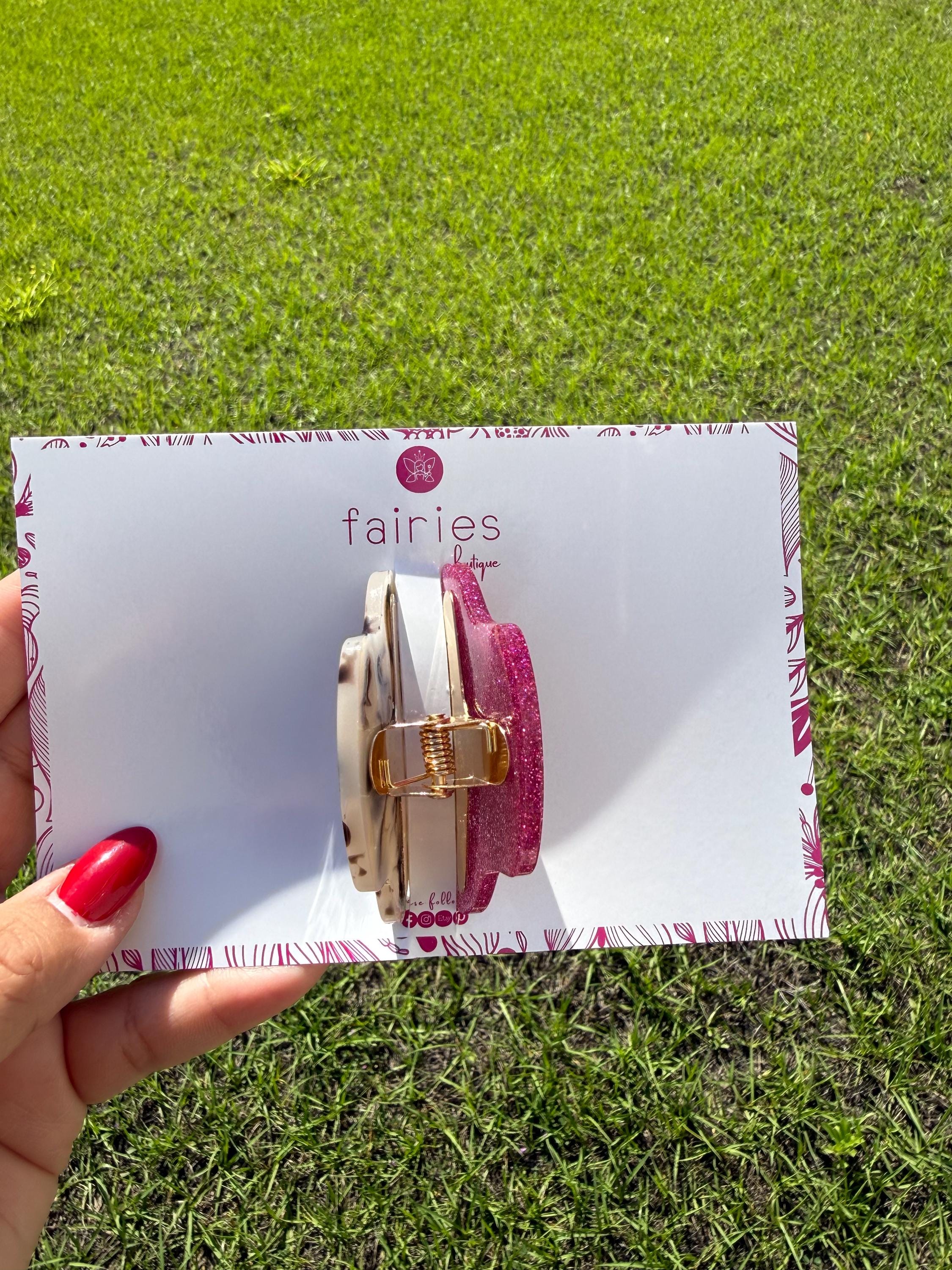 Dual-sided hair claw clips