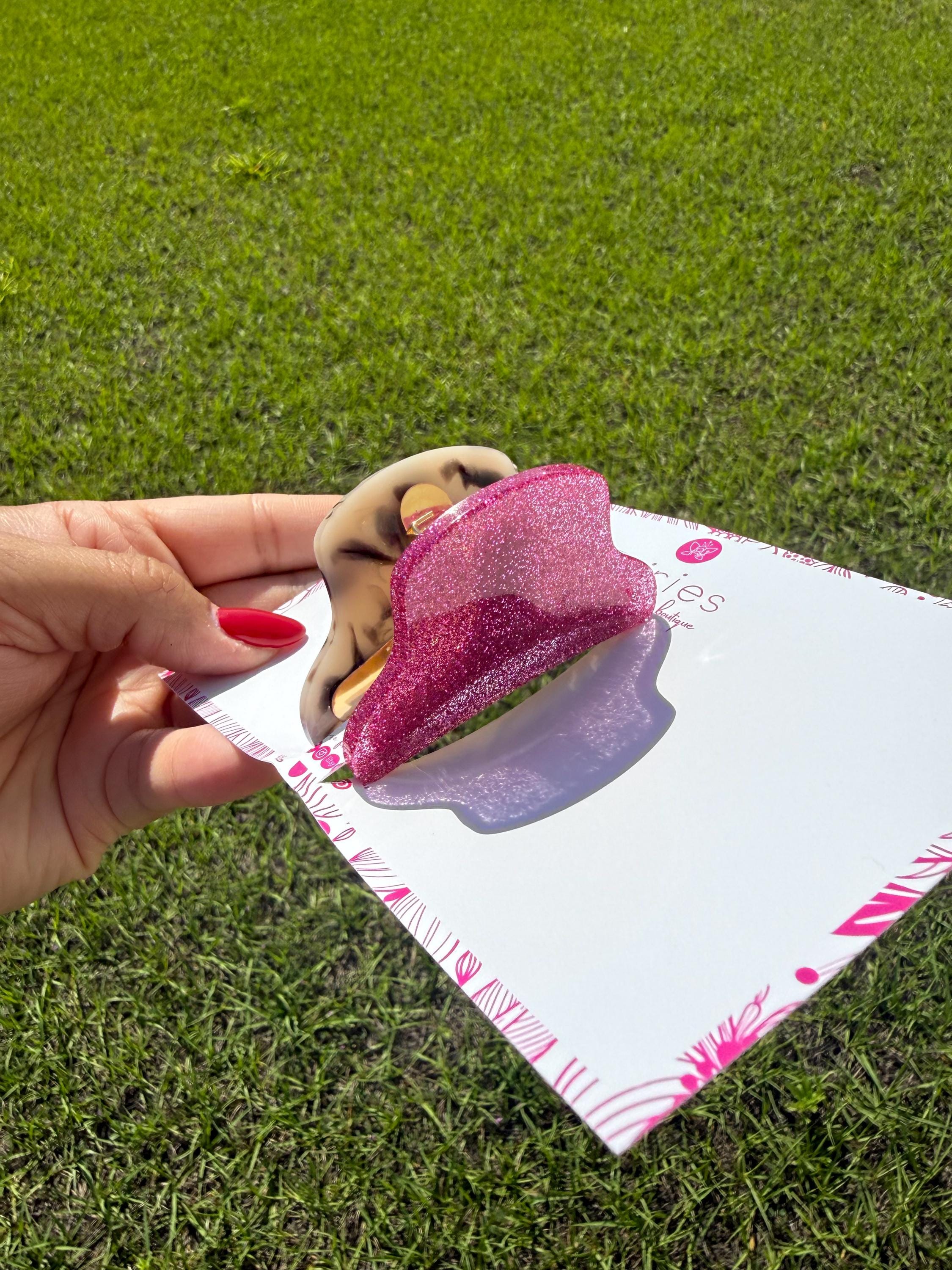 Dual-sided hair claw clips